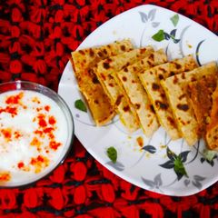 Sattu ka paratha A picture of Sattu ka paratha.