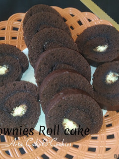 Foto resep Brownies Roll Cake