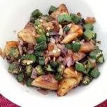 Vegetable Potato Okra - Indian Cuisine