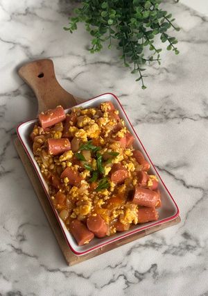 Foto resep Sosis dan Telur Asam Manis