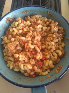 Una foto de Pasta con atún