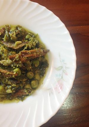Foto resep Ikan Asin Leunca Cabe Ijo