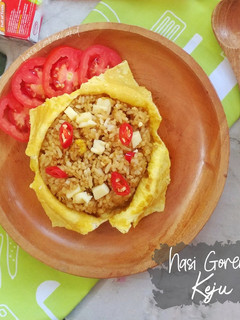 Foto resep (423) Nasi Goreng Keju
