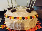 A picture of groundnut oil cake
