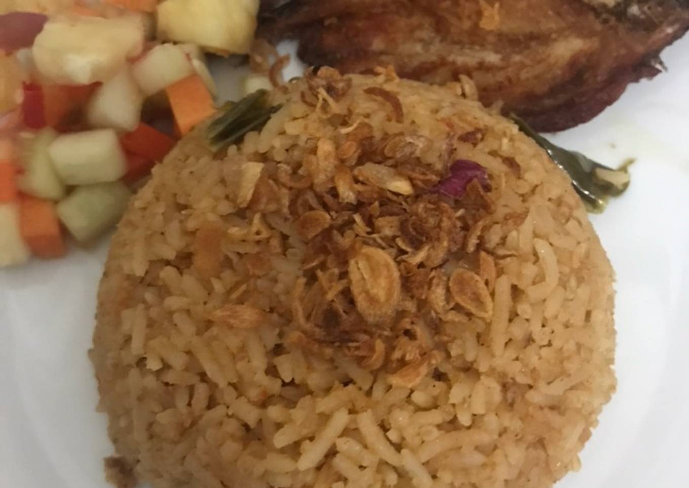 Nasi kebuli rice cooker no daging