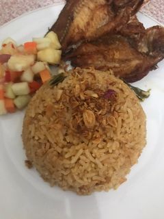 Foto resep Nasi kebuli rice cooker no daging