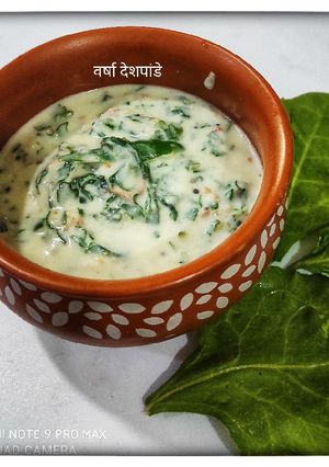पालक,दही कोशिंबीर (Palak dahi koshimbir recipe in marathi) रेसिपी चे मुख्य फोटो 