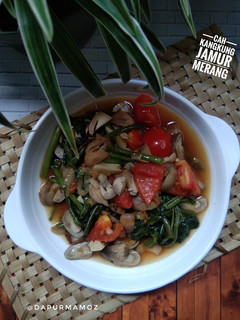 Foto resep Cah Kangkung Jamur Merang