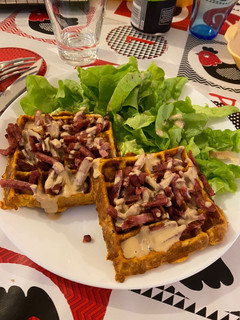 Une photo de Gaufres de patate douce
