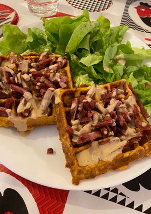 Une photo de Gaufres de patate douce