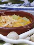 Marmitako de salmón, en la monsieur cuisine