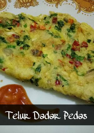 Foto resep Telur Dadar Pedas