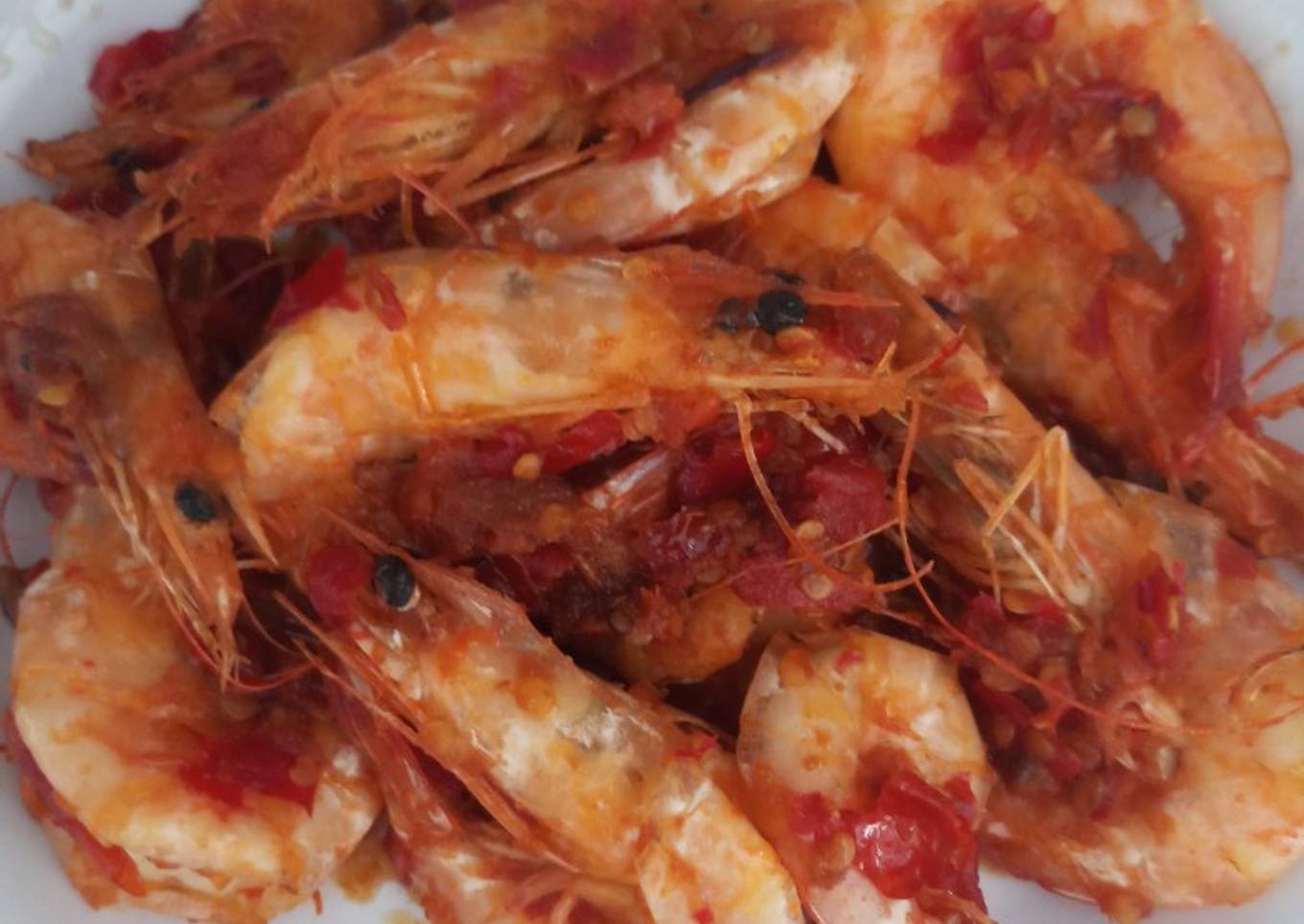 Resep Udang Goreng Rica, Bikin Ngiler