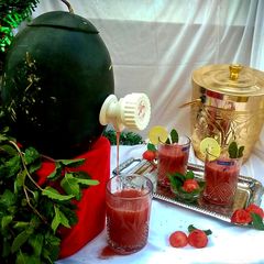 Watermelon mint cooler A picture of Watermelon mint cooler.