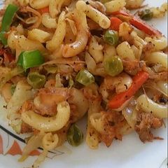 Spicy vegetable macroni A picture of Spicy vegetable macroni.