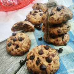 A picture of Chewy Choco chips Cookies.