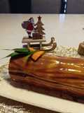 Tonka Mousse Yule Log with Clementine Insert