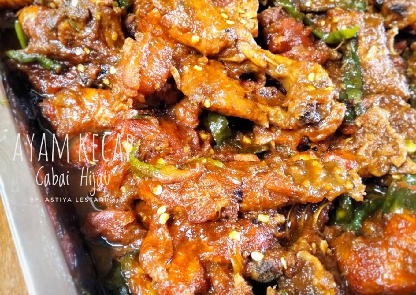 Ayam Kecap Cabai Hijau