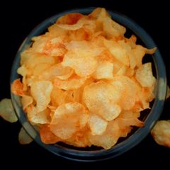A picture of Quick potato chips in 5 minutes.