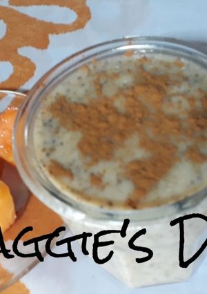 Una foto de Licuado de papaya plátano y chía