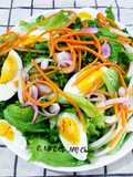 Salad ngũ sắc trộn dầu ôliu