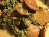Gulai Jengkol+kulit sapi+daun pucuk ubi
