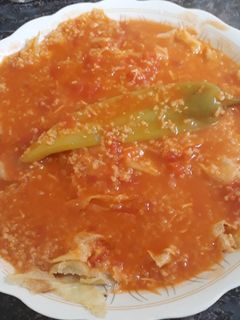 صورة لوصفة شخشوخة دشيشة (شوربة الشعير) (المرمز) بالمركبة🥘