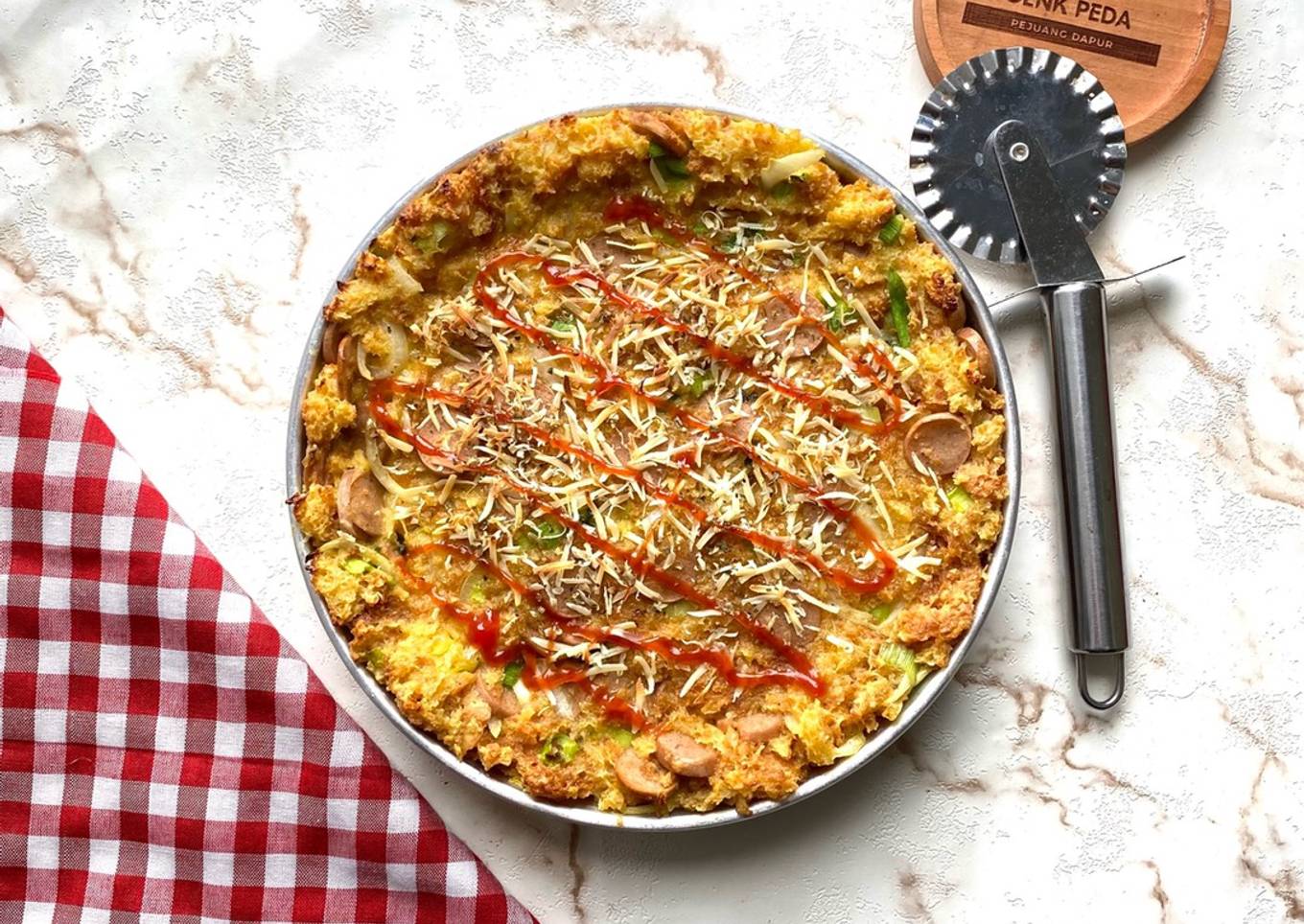 Pizza Pinggiran Roti Tawar