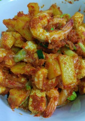 Foto resep Sambalado udang pete