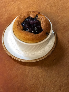 A picture of Blueberry Cobbler.