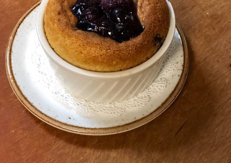 Recipe of Homemade Blueberry Cobbler