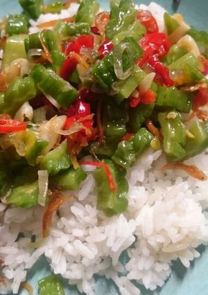 Foto resep Tumis pare teri anti pahit
