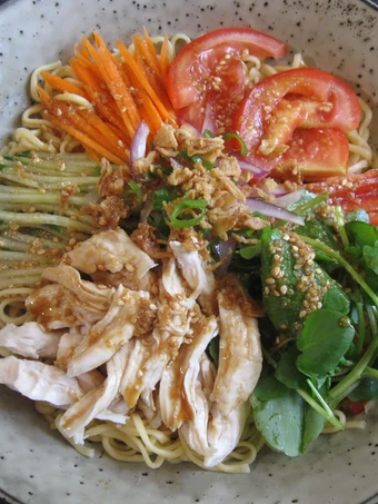 Simple Way Prepare Recipe Ramen Salad that is Can Pamper Your Tongue, Really Delicious}
