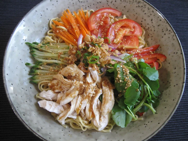 Simple Way Prepare Recipe Ramen Salad that is Can Pamper Your Tongue, Really Delicious}