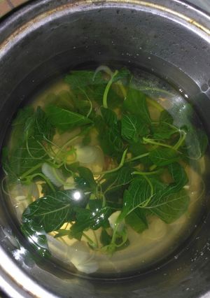 Foto resep Sayur bening bayam praktis