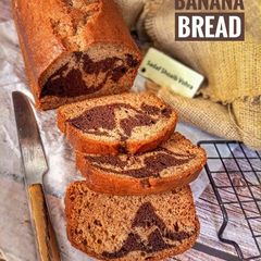 A picture of Marble banana bread (2).