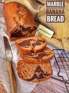 A picture of Marble banana bread (2).