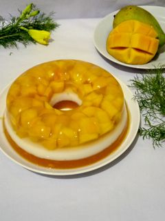 Foto resep Puding Lapis Mangga