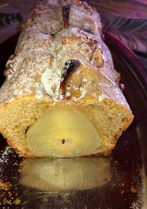 Una foto de Budín de peras con nueces!!🍐🍐