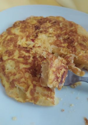 Una foto de Tortilla de papas para la dieta