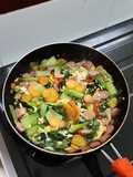 Tumis pakcoy, wortel 🥕,sosis