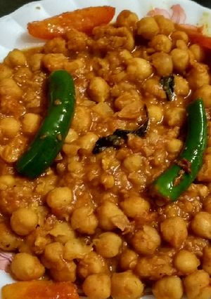 A picture of Dry Chana.