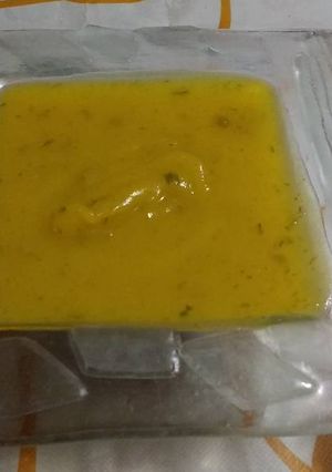 Una foto de Sopa crema de papa y calabaza