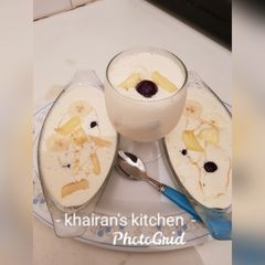 A picture of Creamy pineapple and banana.