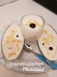 A picture of Creamy pineapple and banana.