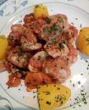 Ragoût de cerdo con patatas