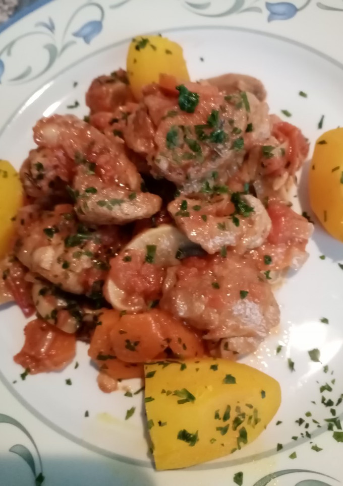 Una foto de Ragoût de cerdo con patatas
