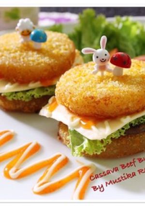Foto resep Burger singkong