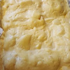 A picture of White chicken burrito casserole.
