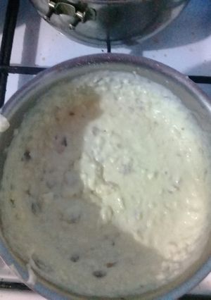 Una foto de Salsa Bechamel con tocineta